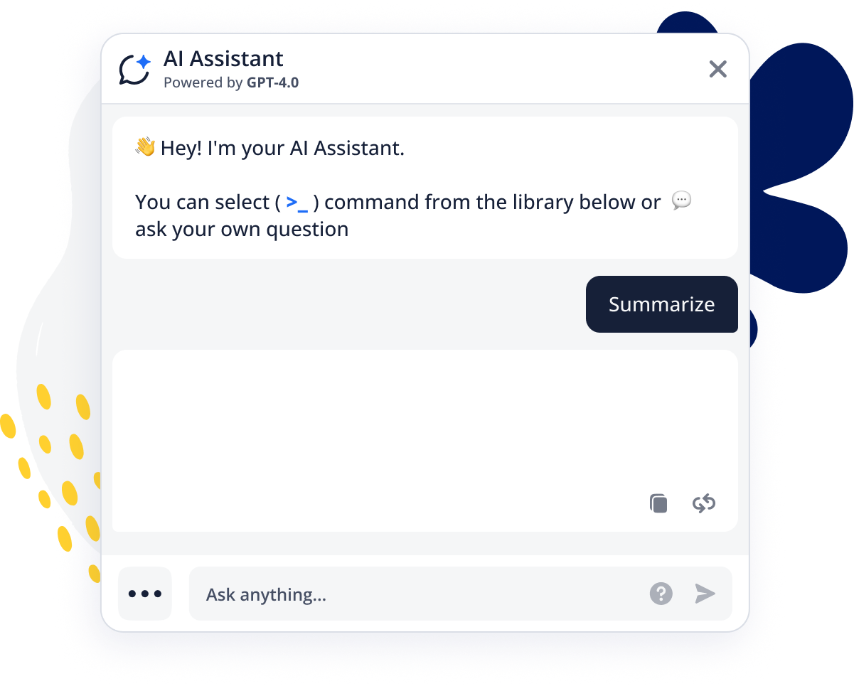 AI assistant screenshot